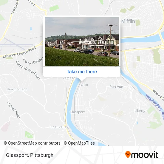 Glassport map