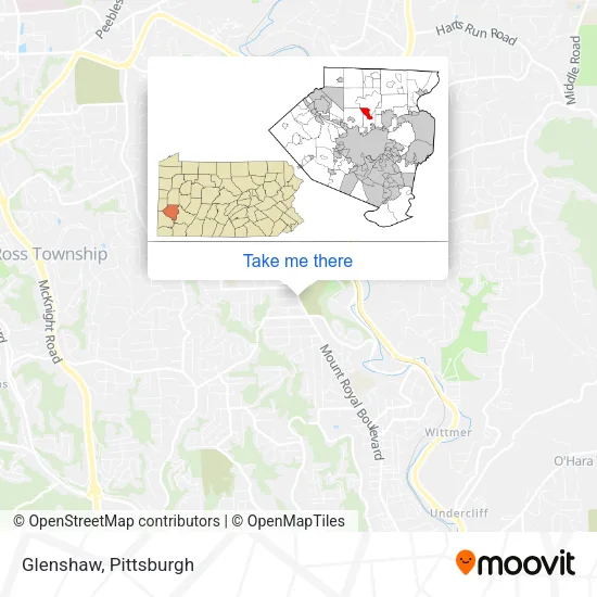 Glenshaw map