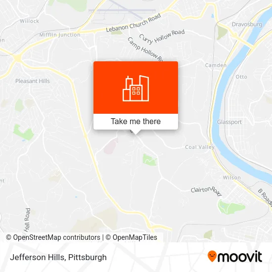Jefferson Hills map