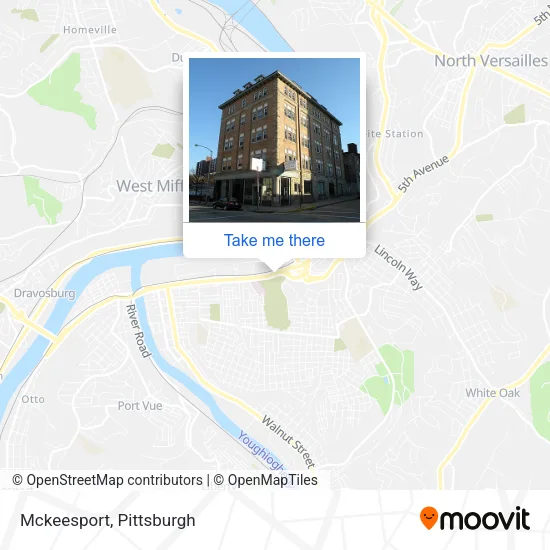 Mckeesport map