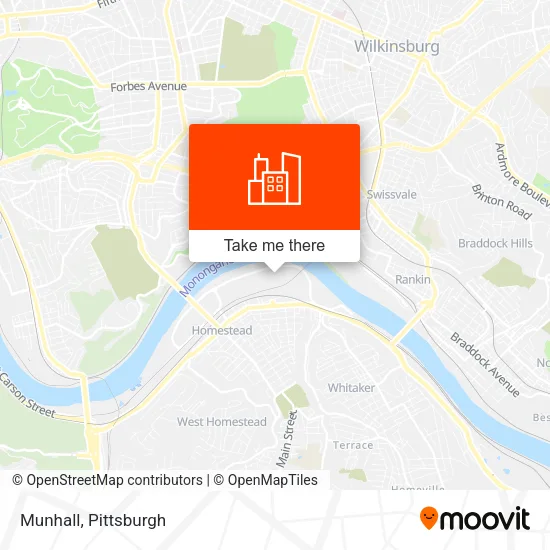 Munhall map
