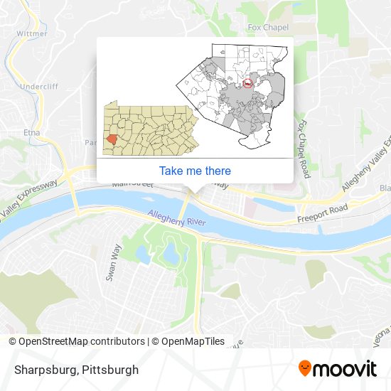 Mapa de Sharpsburg
