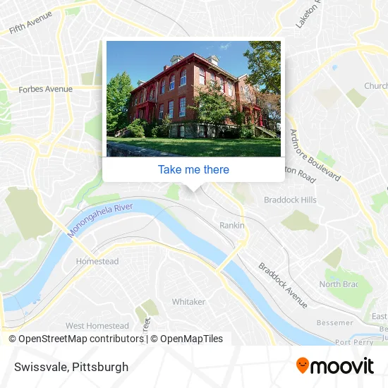 Swissvale map