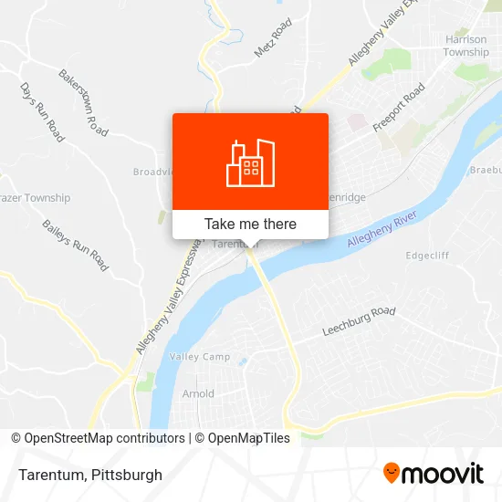 Tarentum map