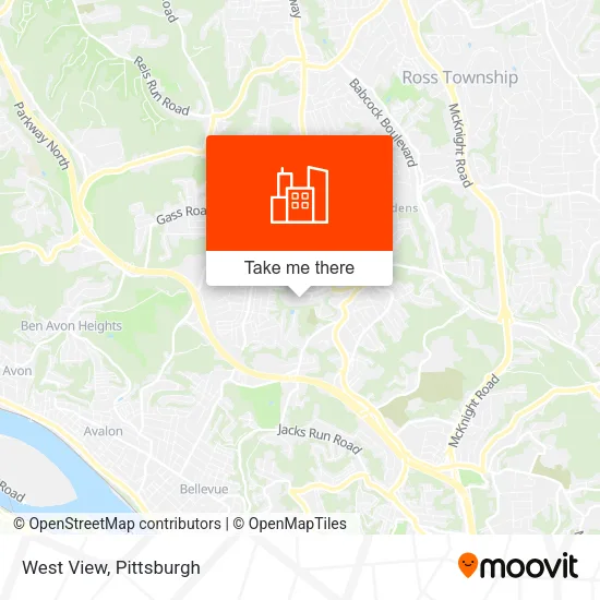 West View map