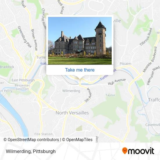 Wilmerding map