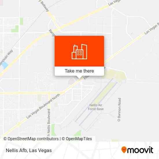 Nellis Afb map