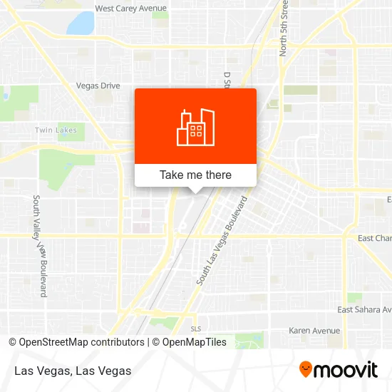 Las Vegas map