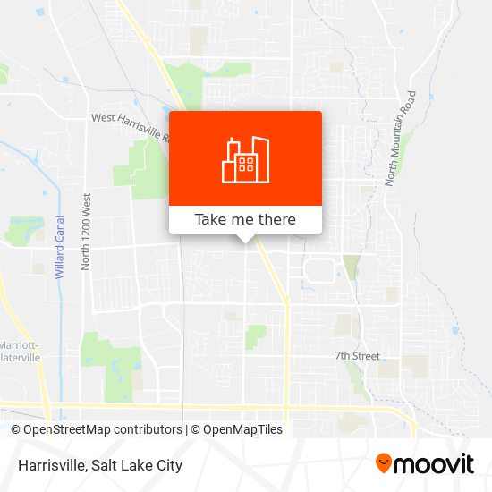 Harrisville map