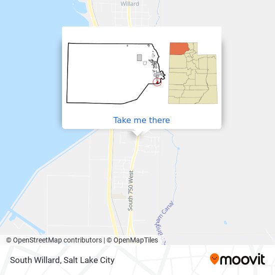 South Willard map