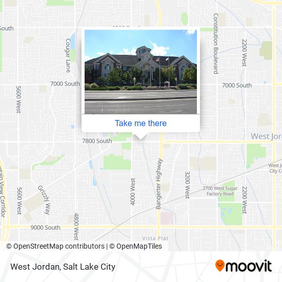 West Jordan map