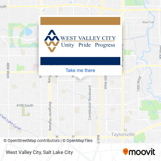 West Valley City map