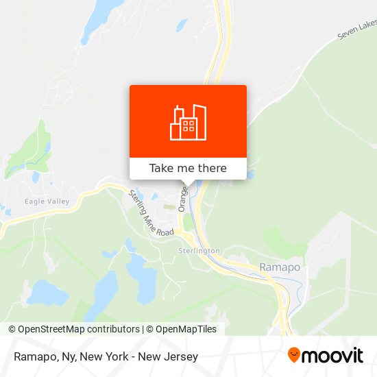 Ramapo, Ny map