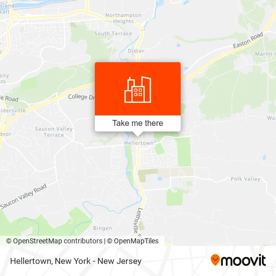 Hellertown map