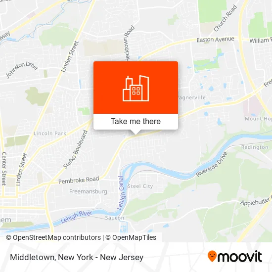 Middletown map