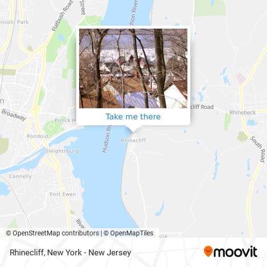 Rhinecliff map