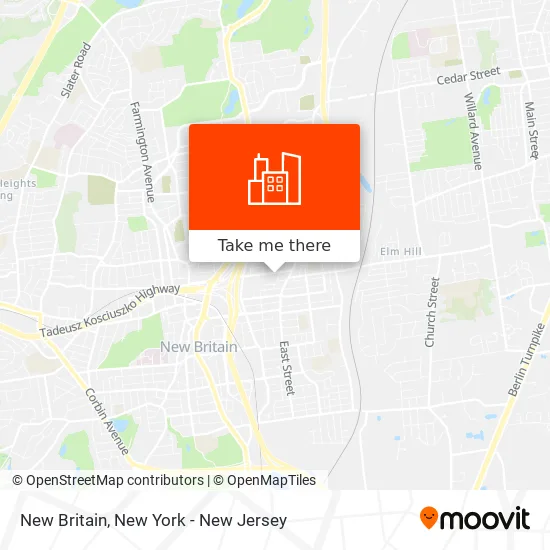 New Britain map