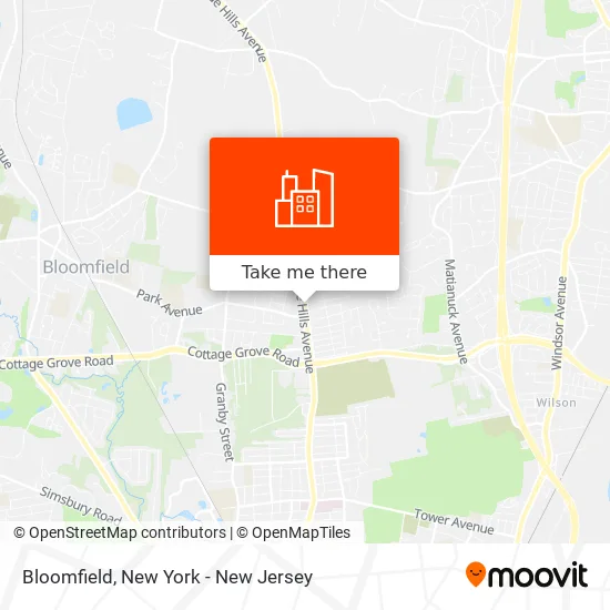 Bloomfield map