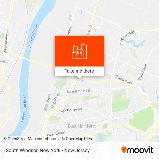 South Windsor map