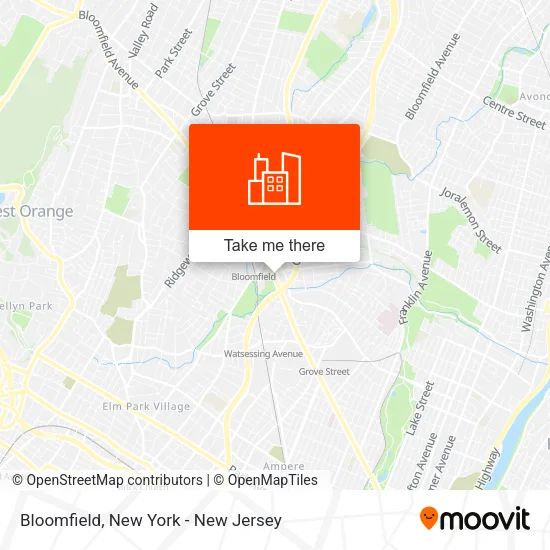 Bloomfield map