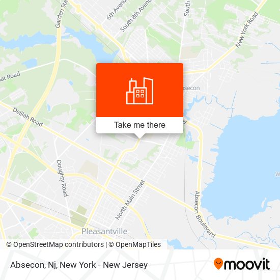 Absecon, Nj map