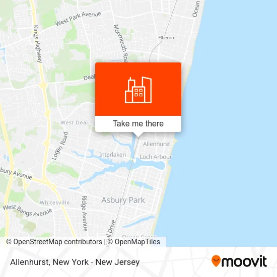Allenhurst map