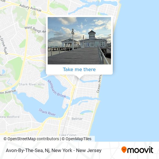Avon-By-The-Sea, Nj map