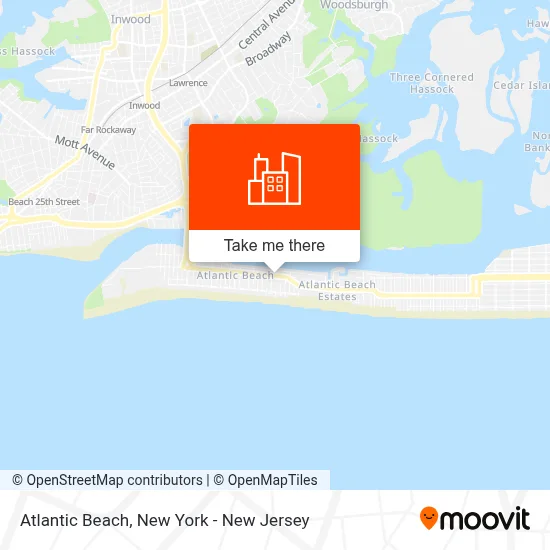 Atlantic Beach map