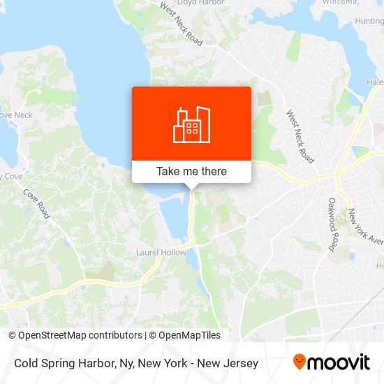 Cold Spring Harbor, Ny map