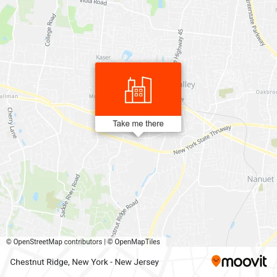 Chestnut Ridge map