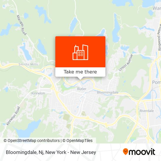 Bloomingdale, Nj map