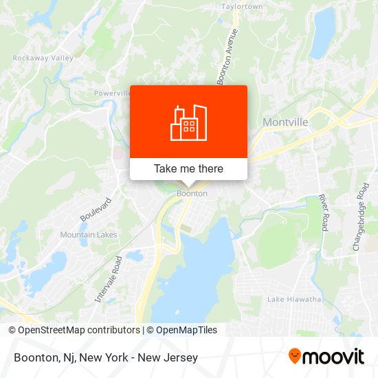 Boonton, Nj map