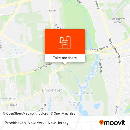 Brookhaven map