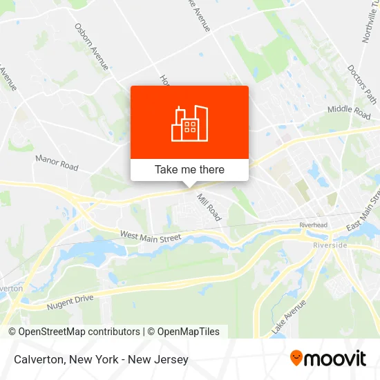 Calverton map