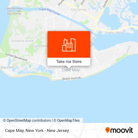 Cape May map