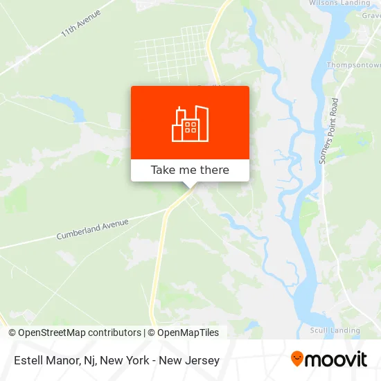 Estell Manor, Nj map