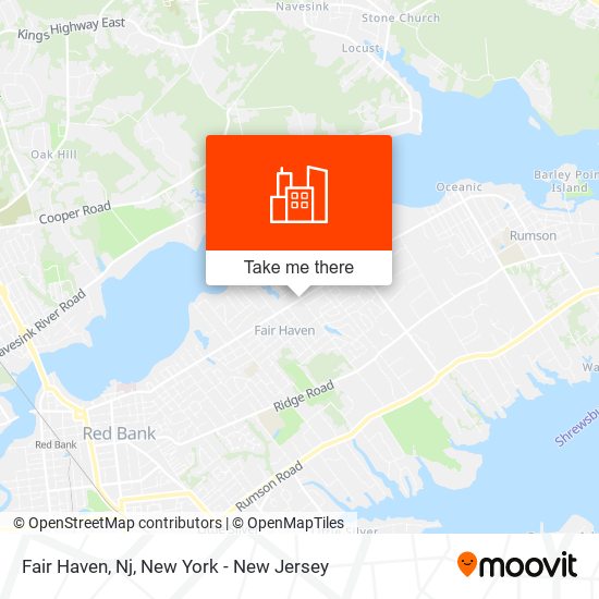 Fair Haven, Nj map