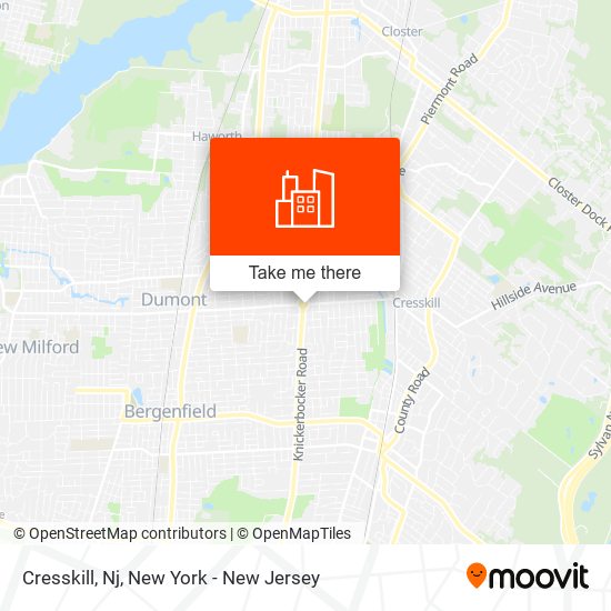 Cresskill, Nj map