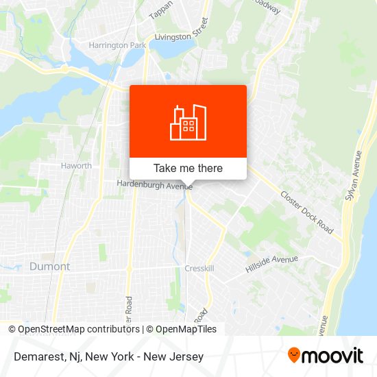 Demarest, Nj map