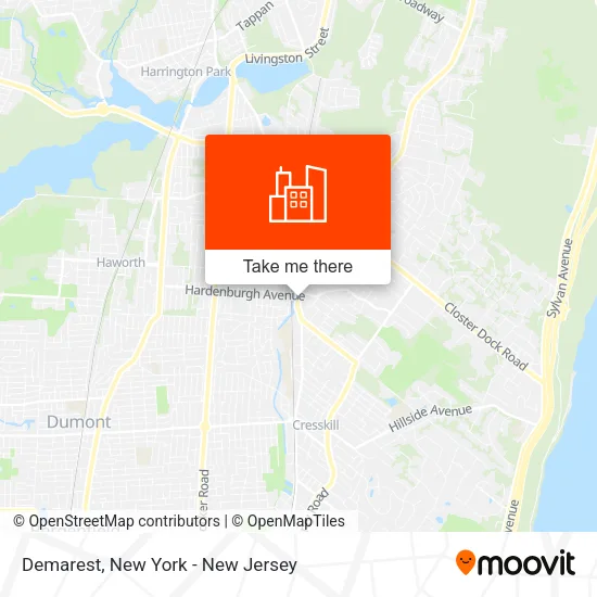 Demarest map
