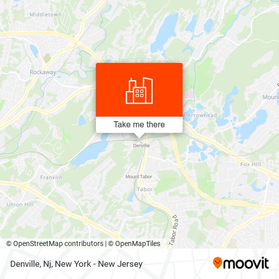 Denville, Nj map