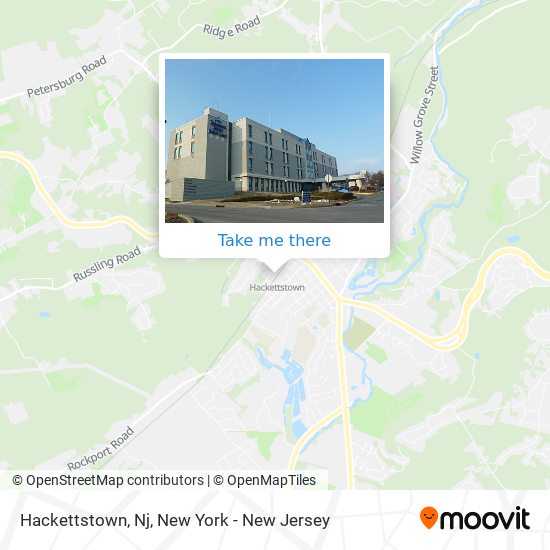 Hackettstown, Nj map