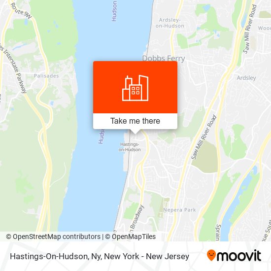 Hastings-On-Hudson, Ny map