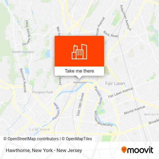 Hawthorne map