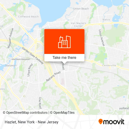 Hazlet map