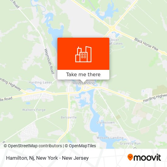 Hamilton, Nj map