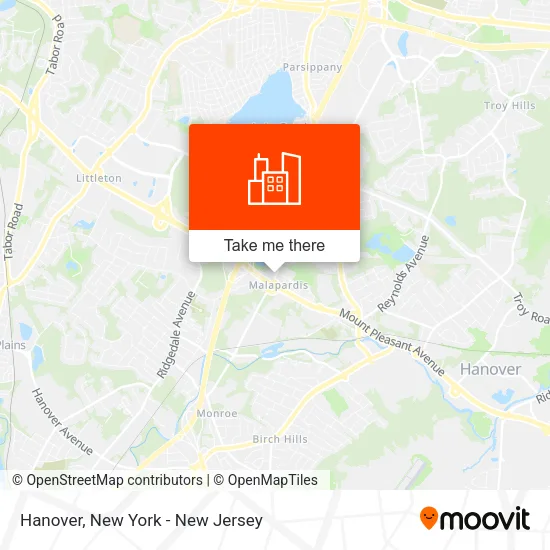 Hanover map