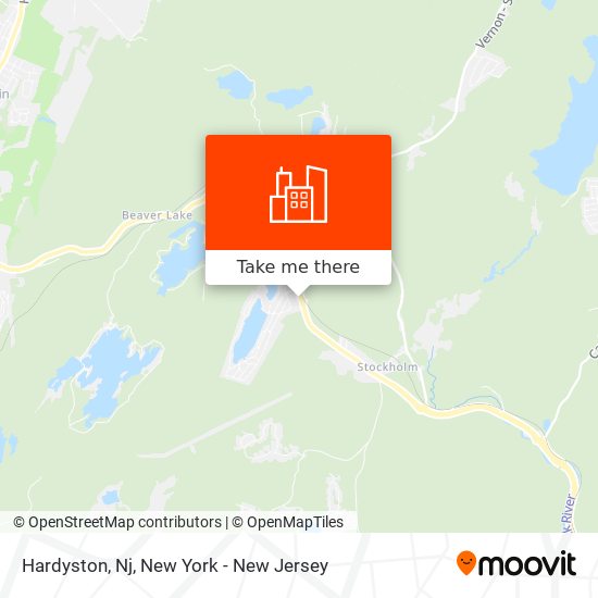 Mapa de Hardyston, Nj