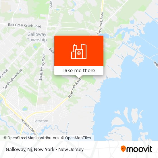 Galloway, Nj map