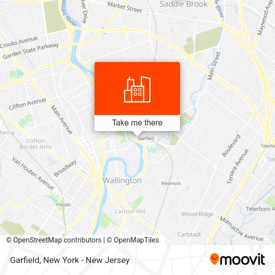 Garfield map